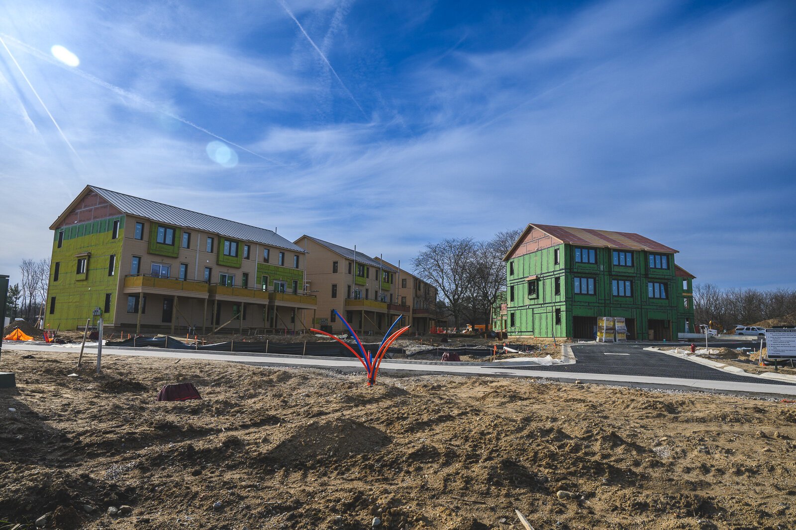 The Grove at Veridian near County Farm Park in Ann Arbor.