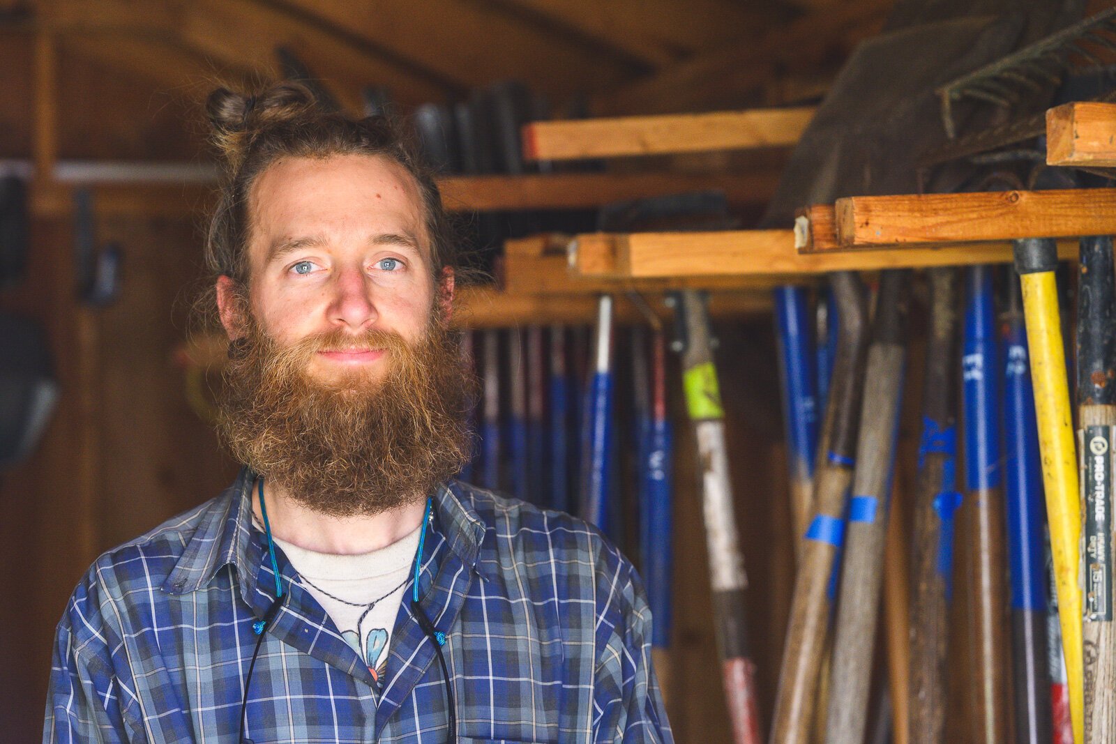 Growing Hope Farm Manager Christopher Hallett.