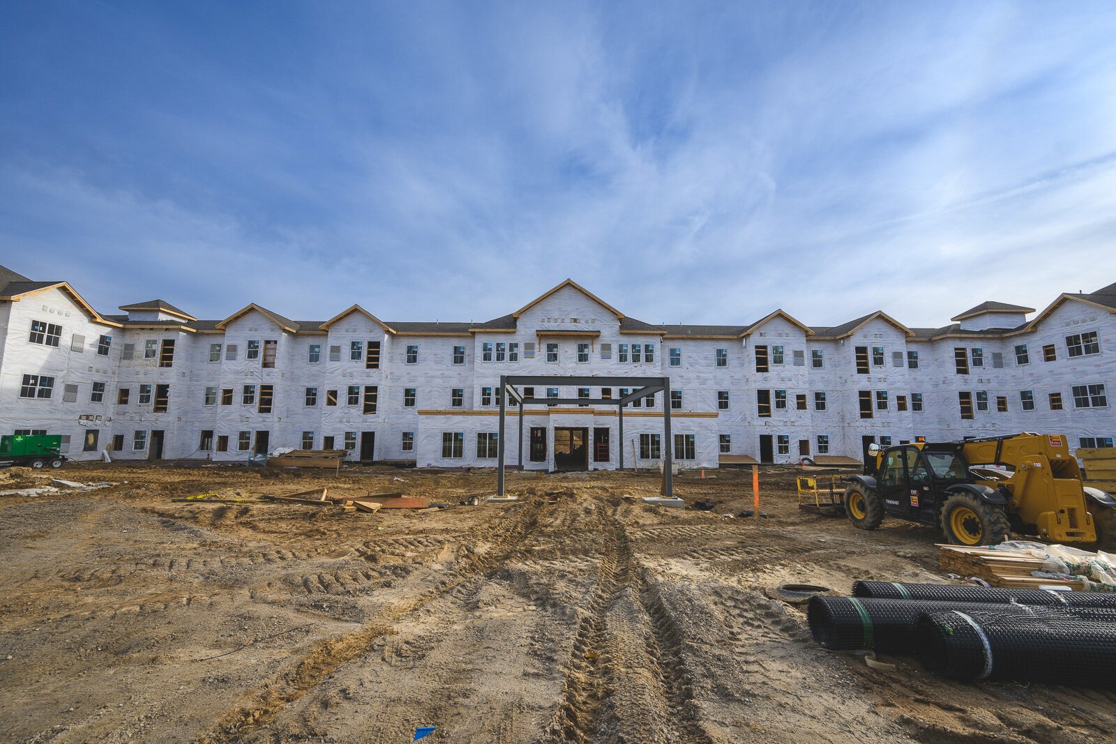 Huron Vista and The Residences at Huron under construction on W. Clark Rd. in Ypsilanti.