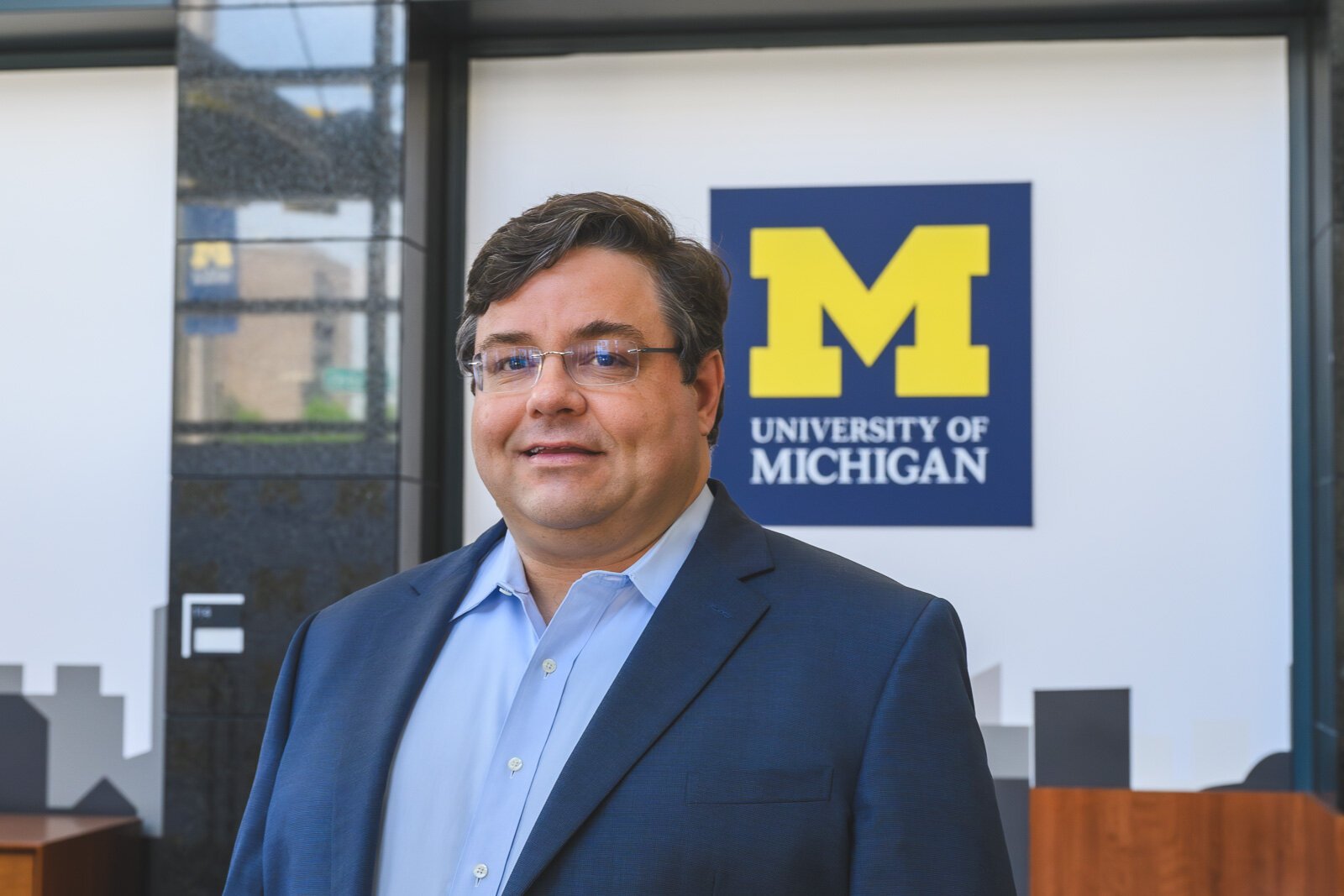 UMCI Director Scott Shireman at The University of Michigan Detroit Center.