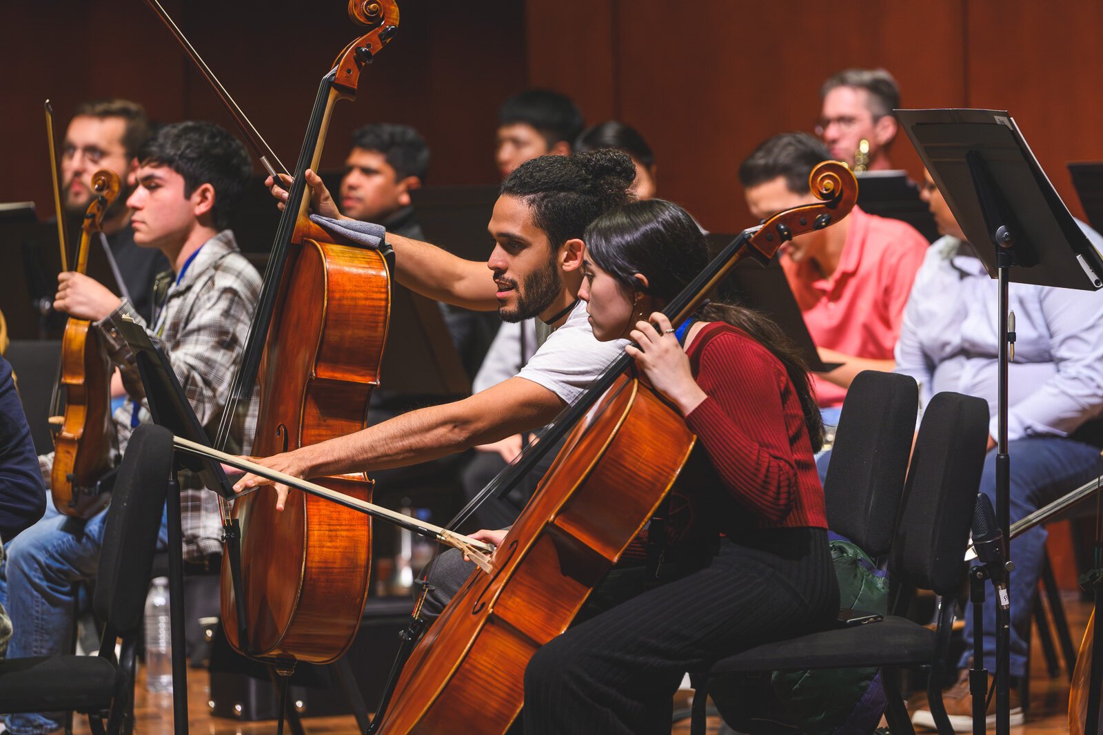 "Venus in the Mirror" rehearsals at Hill Auditorium.