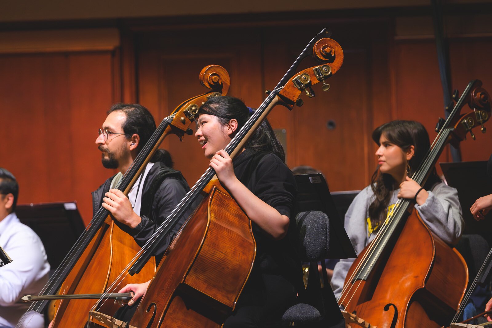 "Venus in the Mirror" rehearsals at Hill Auditorium.
