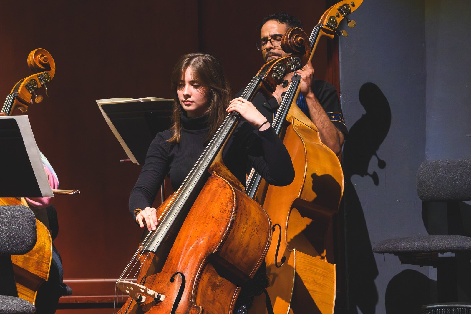 "Venus in the Mirror" rehearsals at Hill Auditorium.