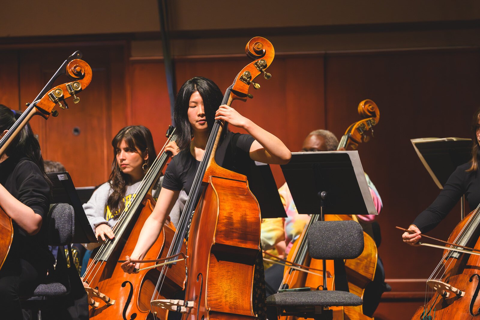 "Venus in the Mirror" rehearsals at Hill Auditorium.