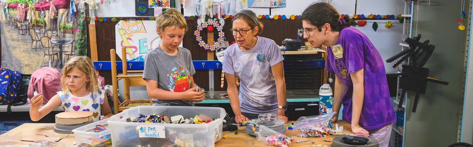 Camp Scrap! at SCRAP Creative Reuse Ann Arbor.