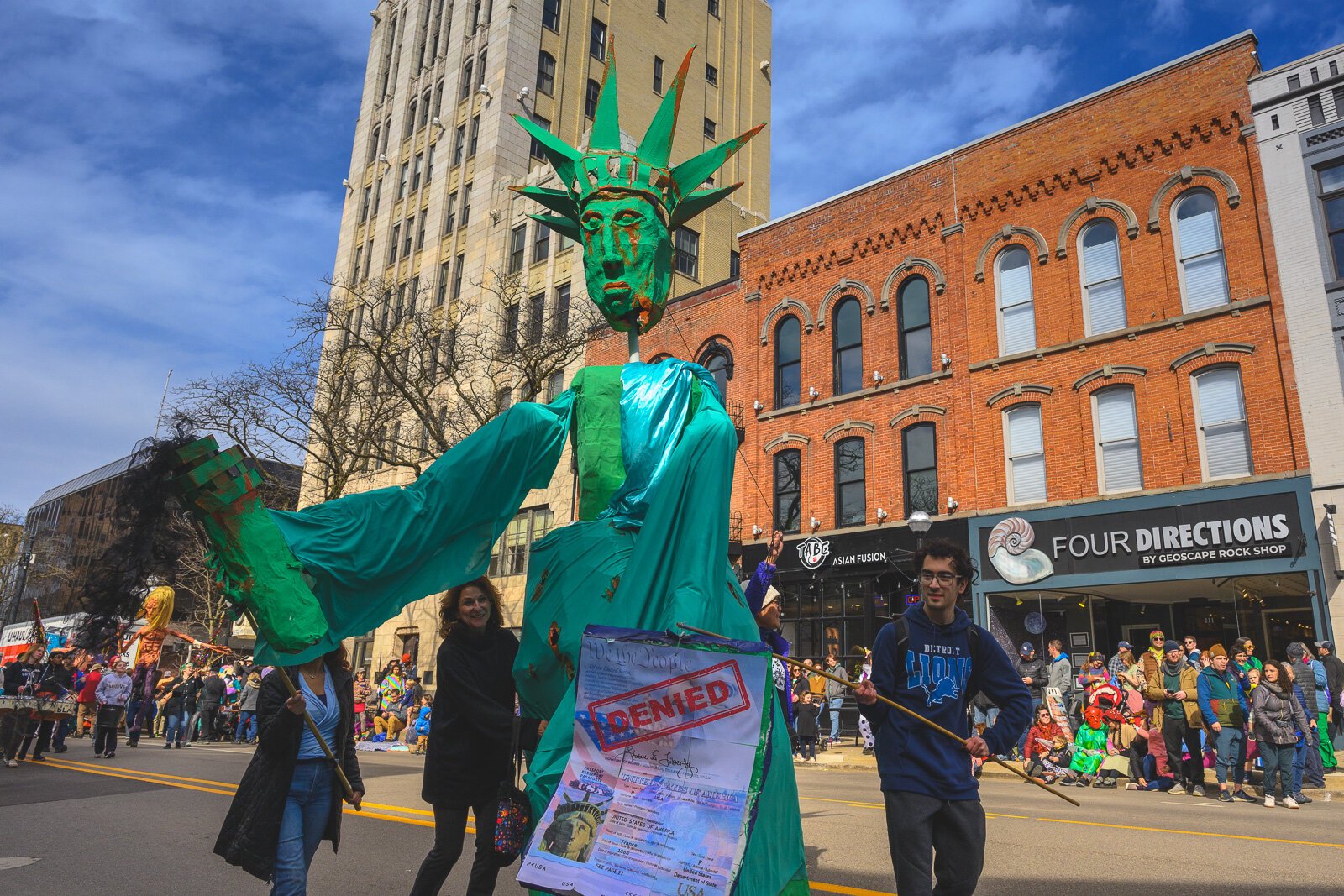 FestiFools in downtown Ann Arbor.