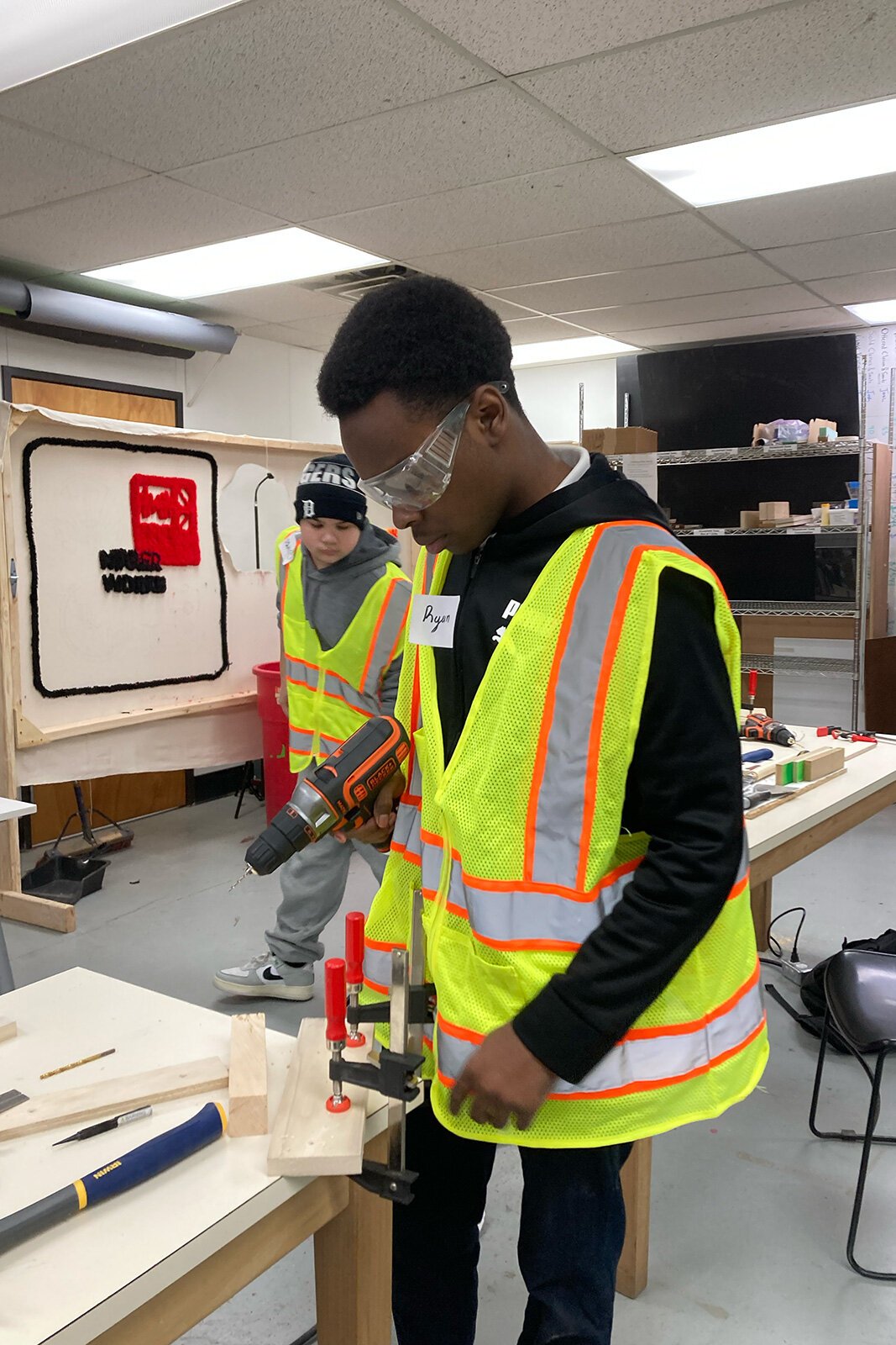A Trades Programs for Youth and Adults class.