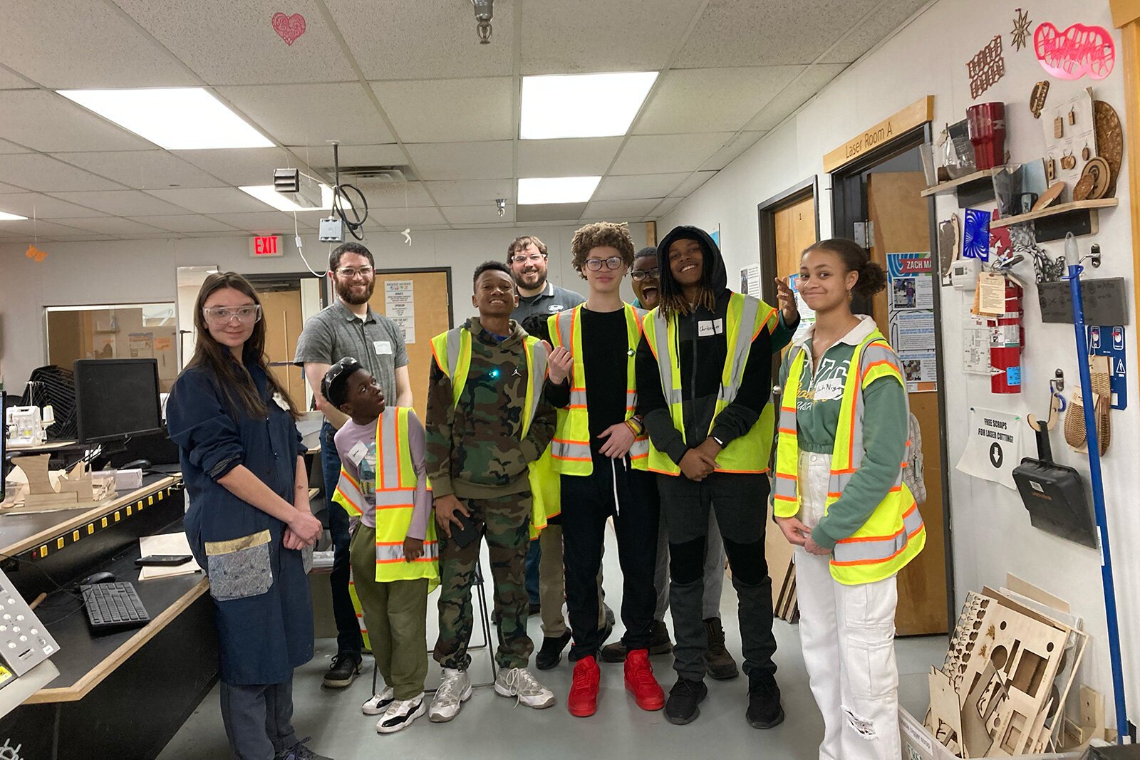 A Trades Programs for Youth and Adults class.