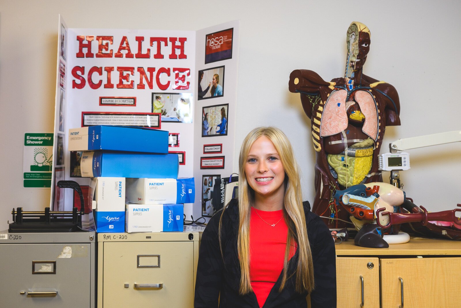 Saline High School student Ashley Malinczak.