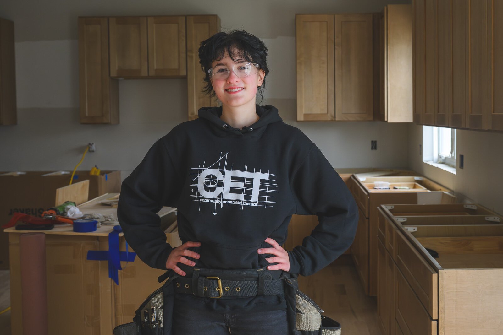 Ann Arbor Community High School student Jupiter Gergics.