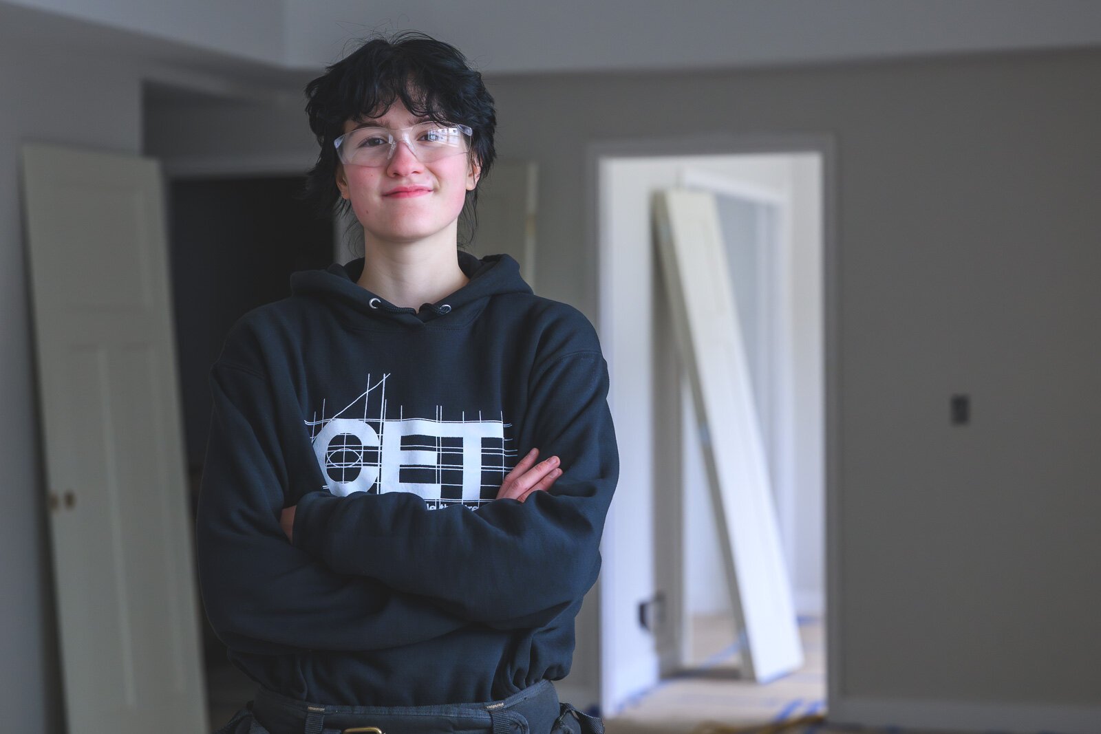 Ann Arbor Community High School student Jupiter Gergics.