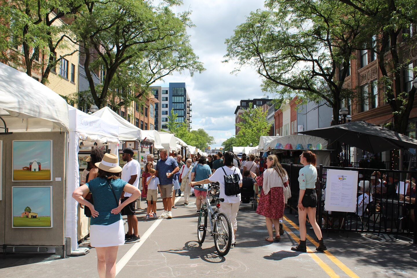 The 2024 Ann Arbor Art Fair.