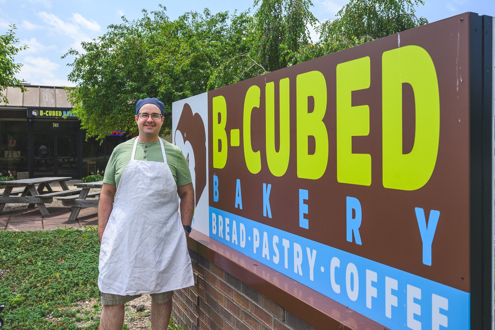 B-Cubed Bakery owner Bemjamin Brown.