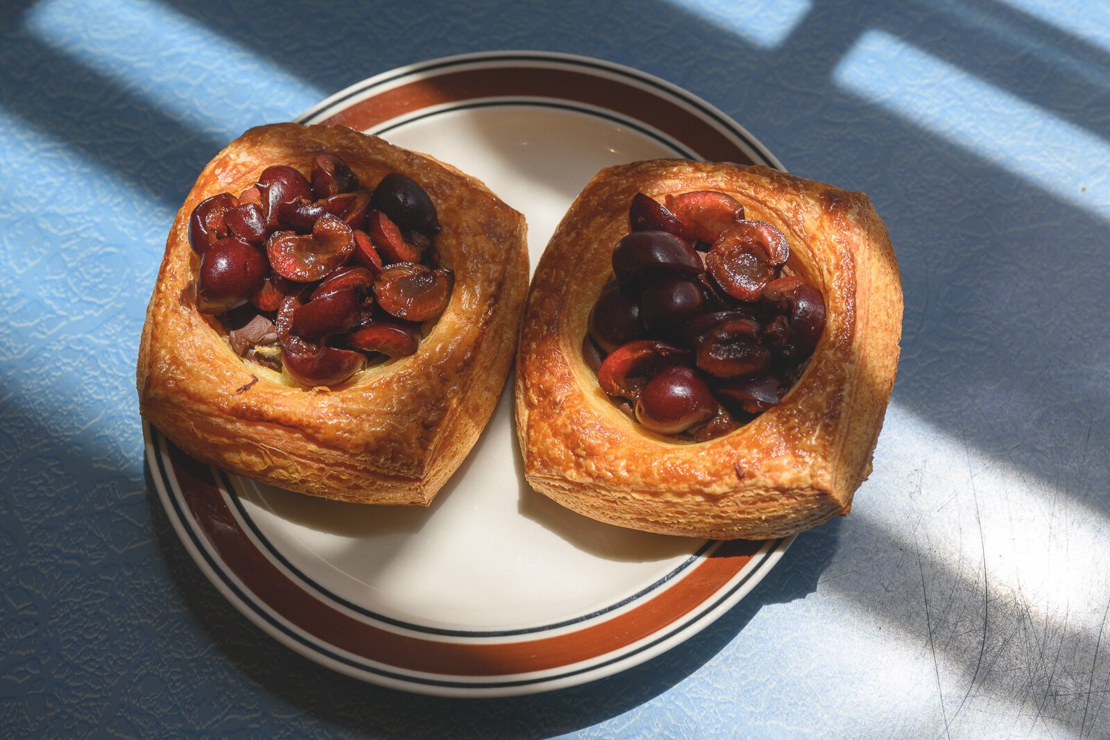 Cherry, Chocolate and Marscapone Danishes at Beara Bakes.