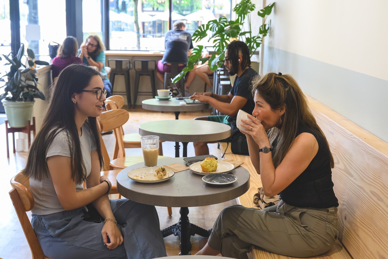 Customers at Bird Dog Baking.
