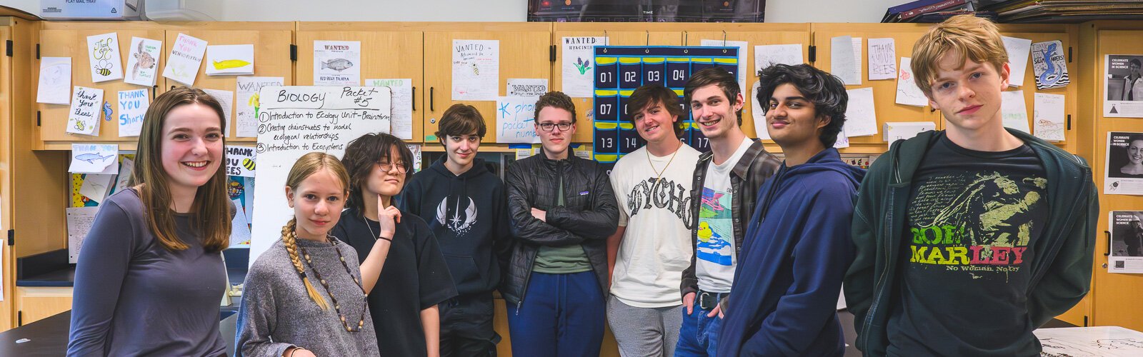 Skyline High School's Environmental Sustainability Club.