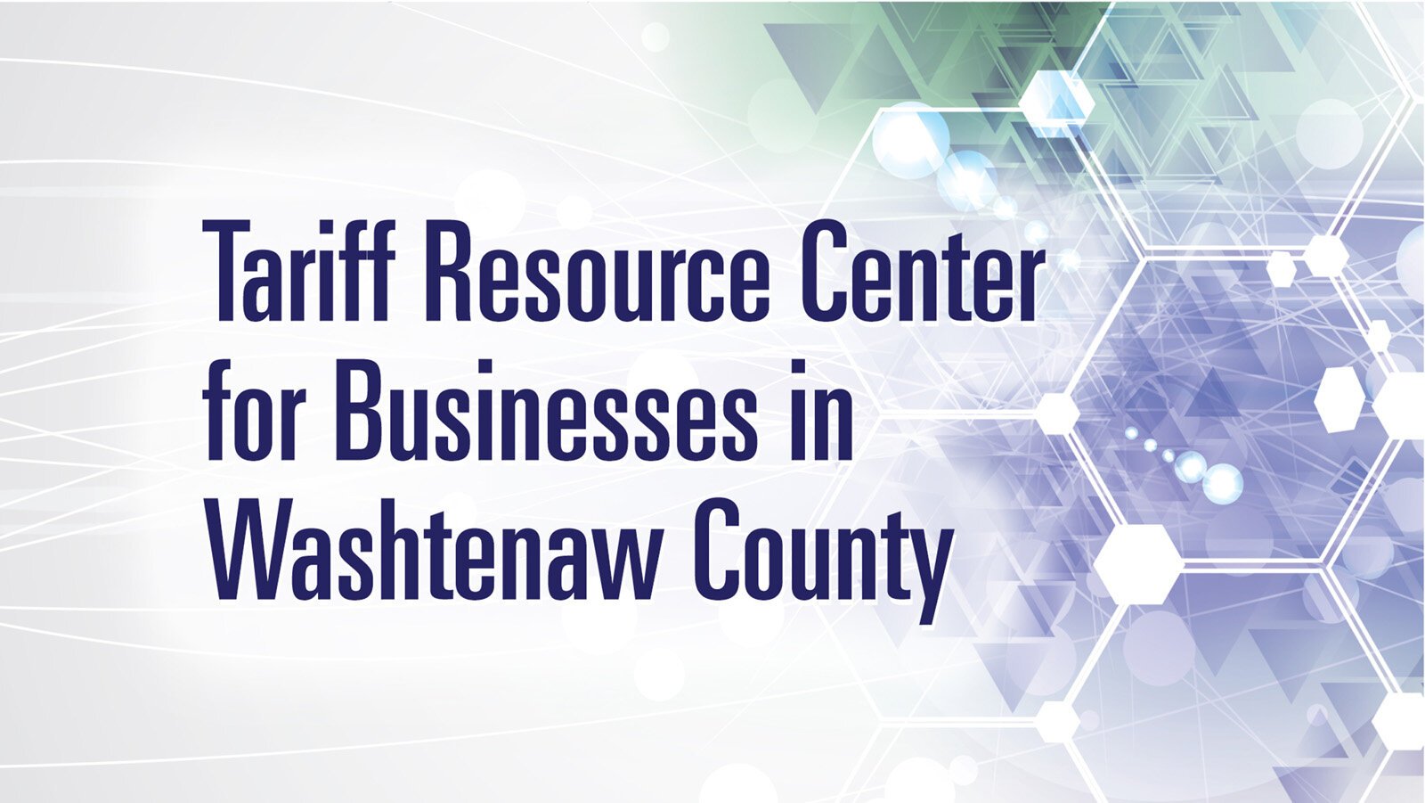 A graphic for the Tariff Resource Center website.