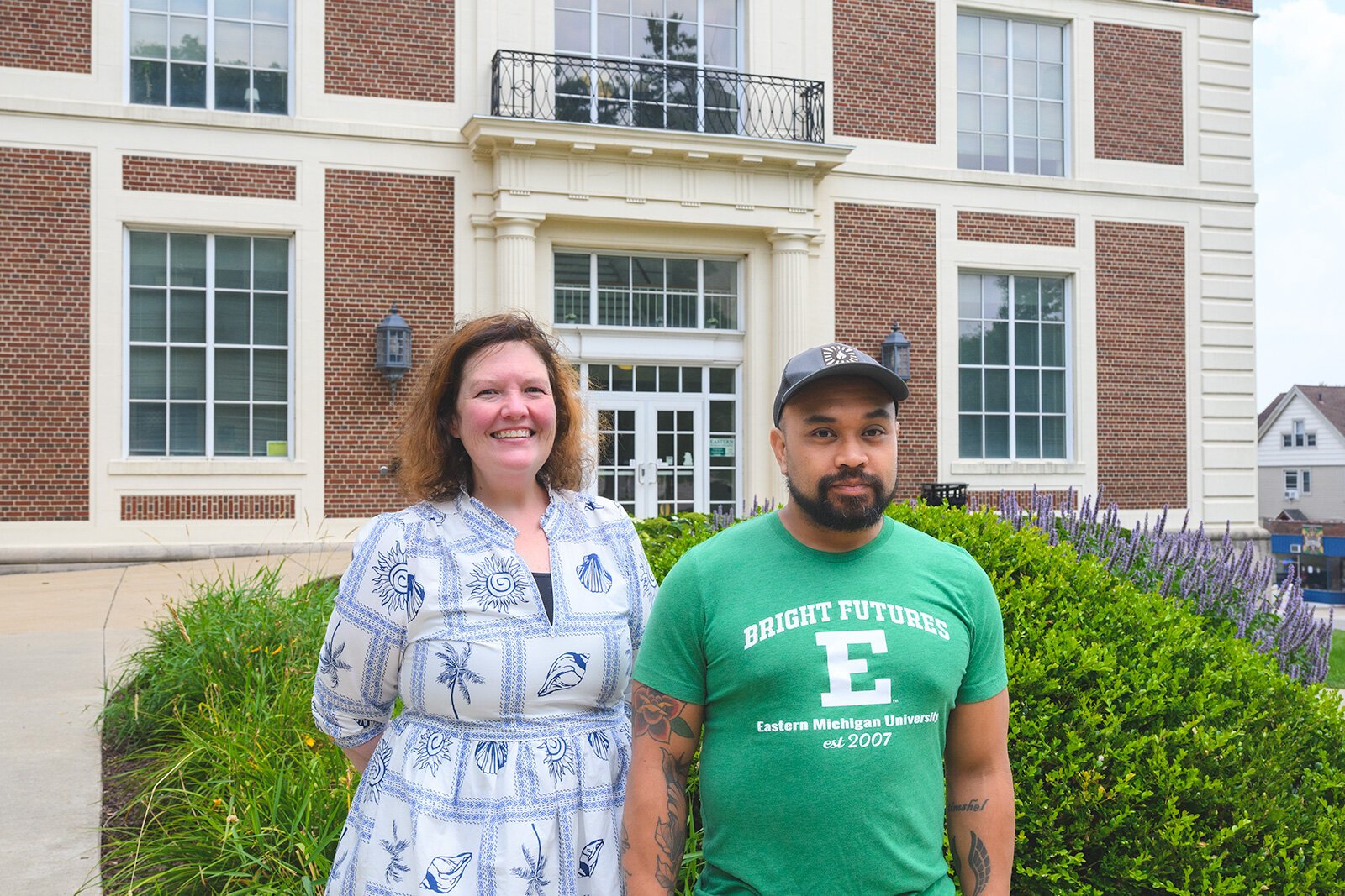 Bright Futures Project Director Suzie Staley and Bright Futures Assistant Director RJ Quiambao.