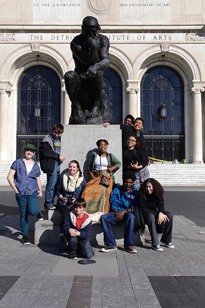 MOCAD Teen Council members.