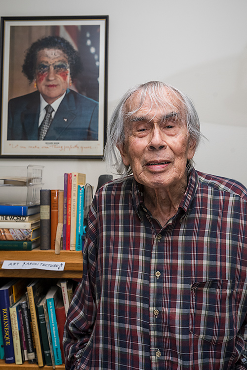 Jim Toy in his Ann Arbor apartment.