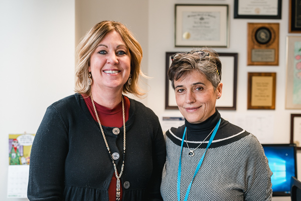 Krista Siddall and Dr. Teresa Holtrop