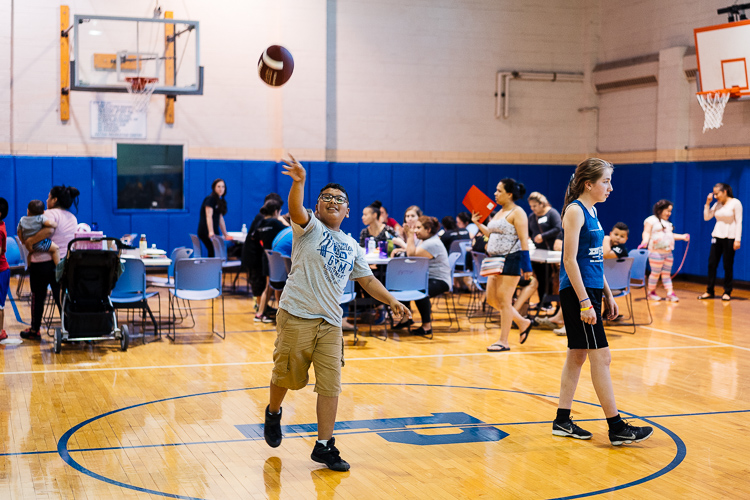 Kids playing at a FitKids360 event