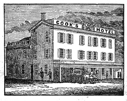 Cooks Hotel (circa 1851)