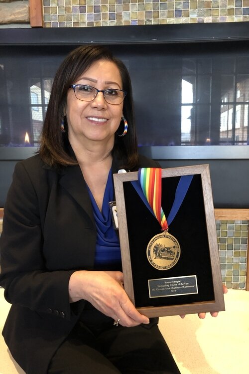 Bonnie M. Sprague, who recently received the Outstanding Citizen of the Year Award