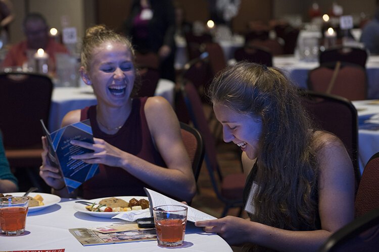 The Mt. Pleasant Area Community Foundation's annual Scholarship Reception, 2019. 