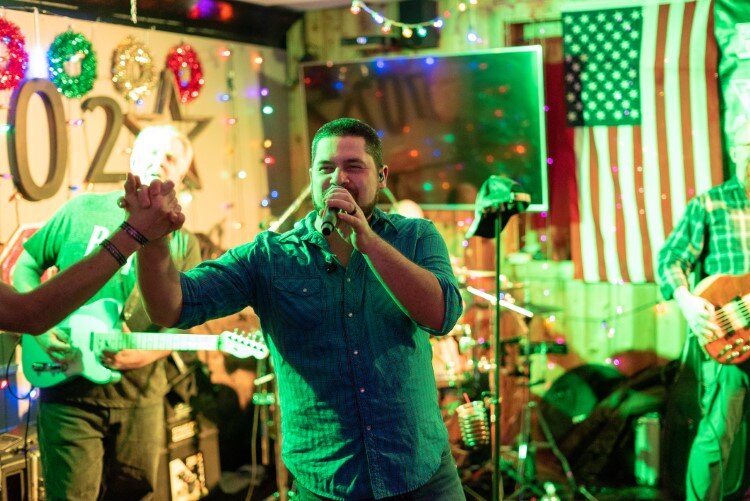 Rebel Line interacts with patrons during a recent show at 702 Bar