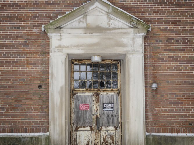 Despite posted signs, trespassers, ghost hunters, and urban explorers are still wreaking havoc on the site of the Mt. Pleasant Indian Industrial Boarding School.