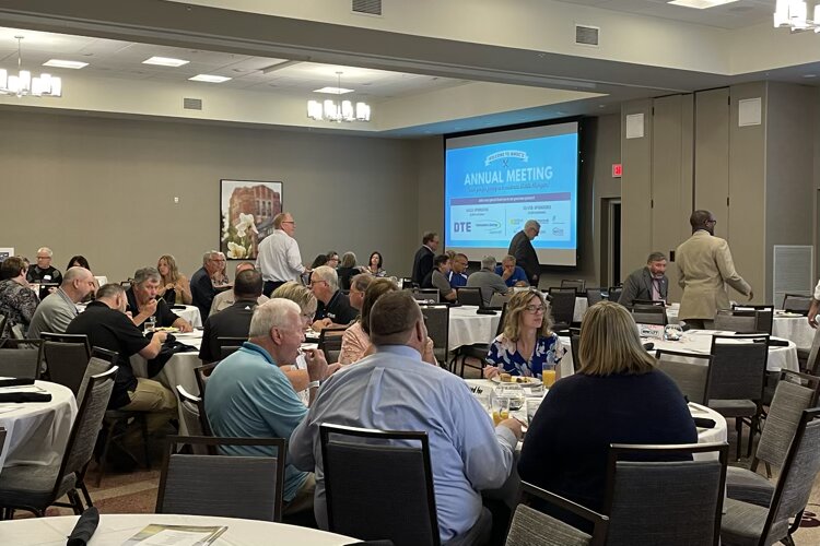 Local business leaders and innovators gathered together at the Courtyard by Marriott.