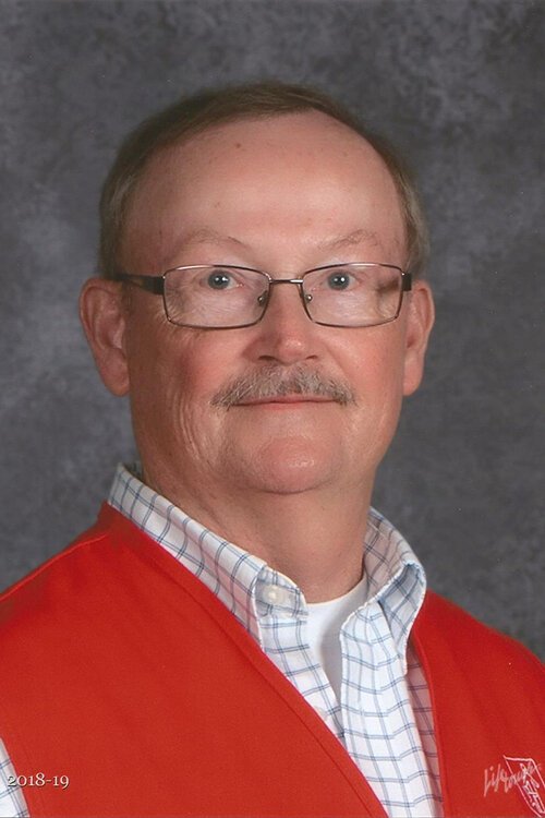 "Grandpa Rick" Rick Fockler's 2018-2019 yearbook photo.