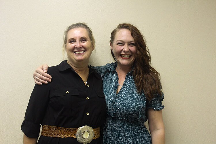 (Left) Dee Obrecht, Executive Director of the Isabella County Restoration House, and Amanda Brake, Section 8 Coordinator, CSEC-HCV, CSO-HCV of the Mount Pleasant Housing Commission.