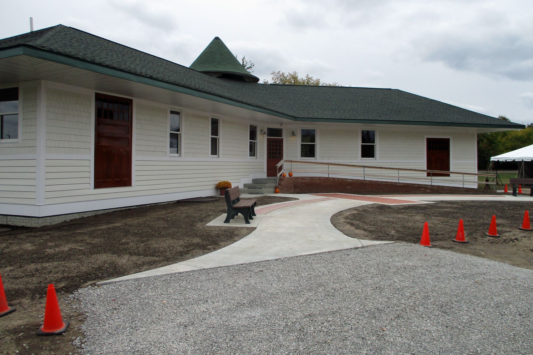 The Clare Union Railroad Depot after restoration