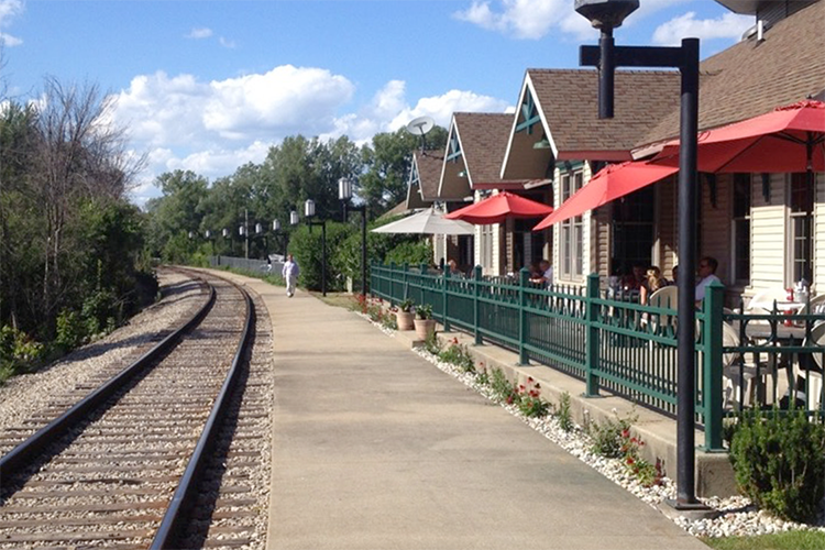 Downtown Mt. Pleasant, Michigan.