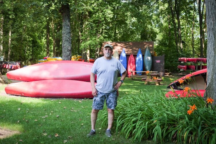 Mike Anderson, owner of Chippewa River Outfitters.