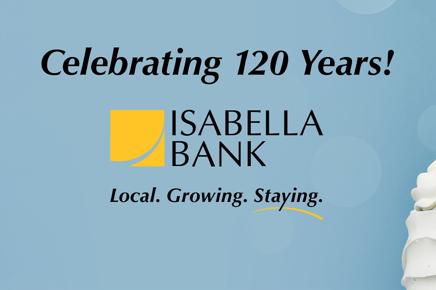 Isabella Bank celebrates 120 years of serving communities across the central Michigan region. 