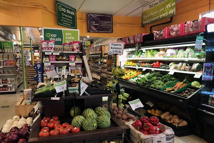 The interior of GreenTree Co-op's current location at 214 N Franklin St., Mt. Pleasant, Michigan. A new, larger location will allow for GreenTree to expand the products they can offer to shoppers.