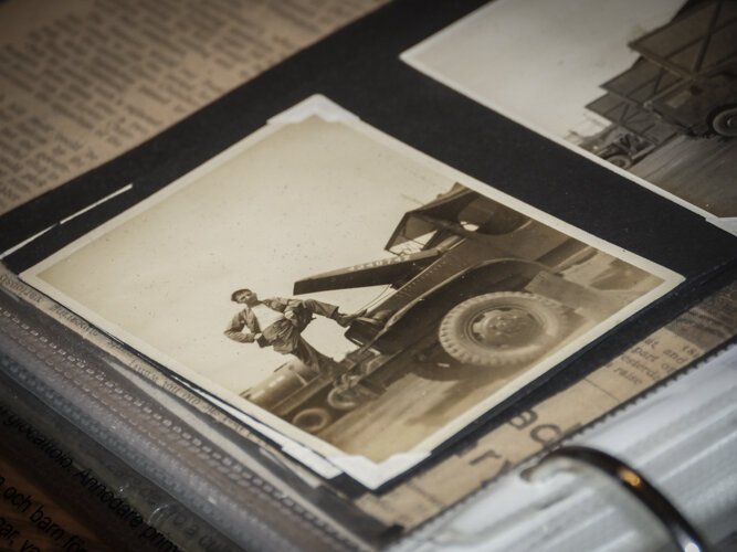 A photo of WWII veteran Ed Haynack in Japan.