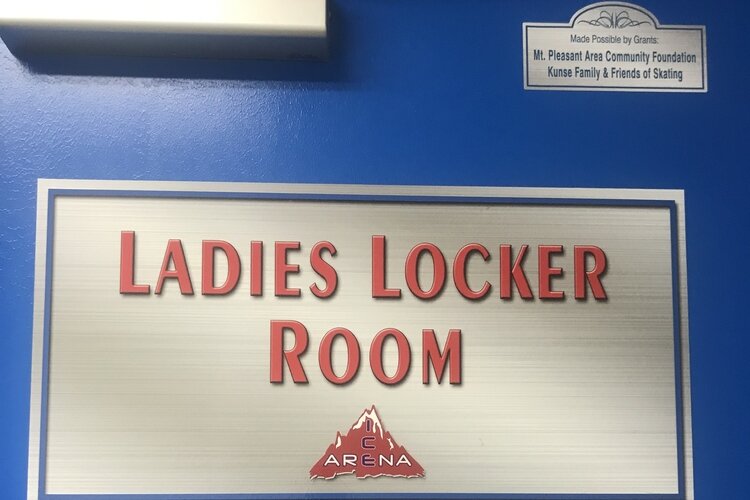 A women's locker room was recently added to the Mt. Pleasant I.C.E Arena