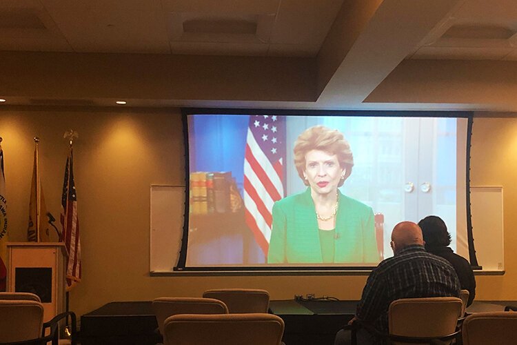 U.S. Sen. Debbie Stabenow shares the importance of recognizing Indigenous People's Day in a pre-recorded message.