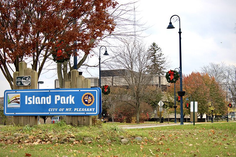 Island Park is located on 331 N. Main St. in Mt. Pleasant, Michigan.