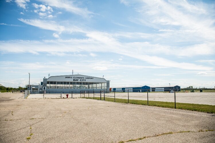 The James Clements Airport was built on the site of a long-time airfield.