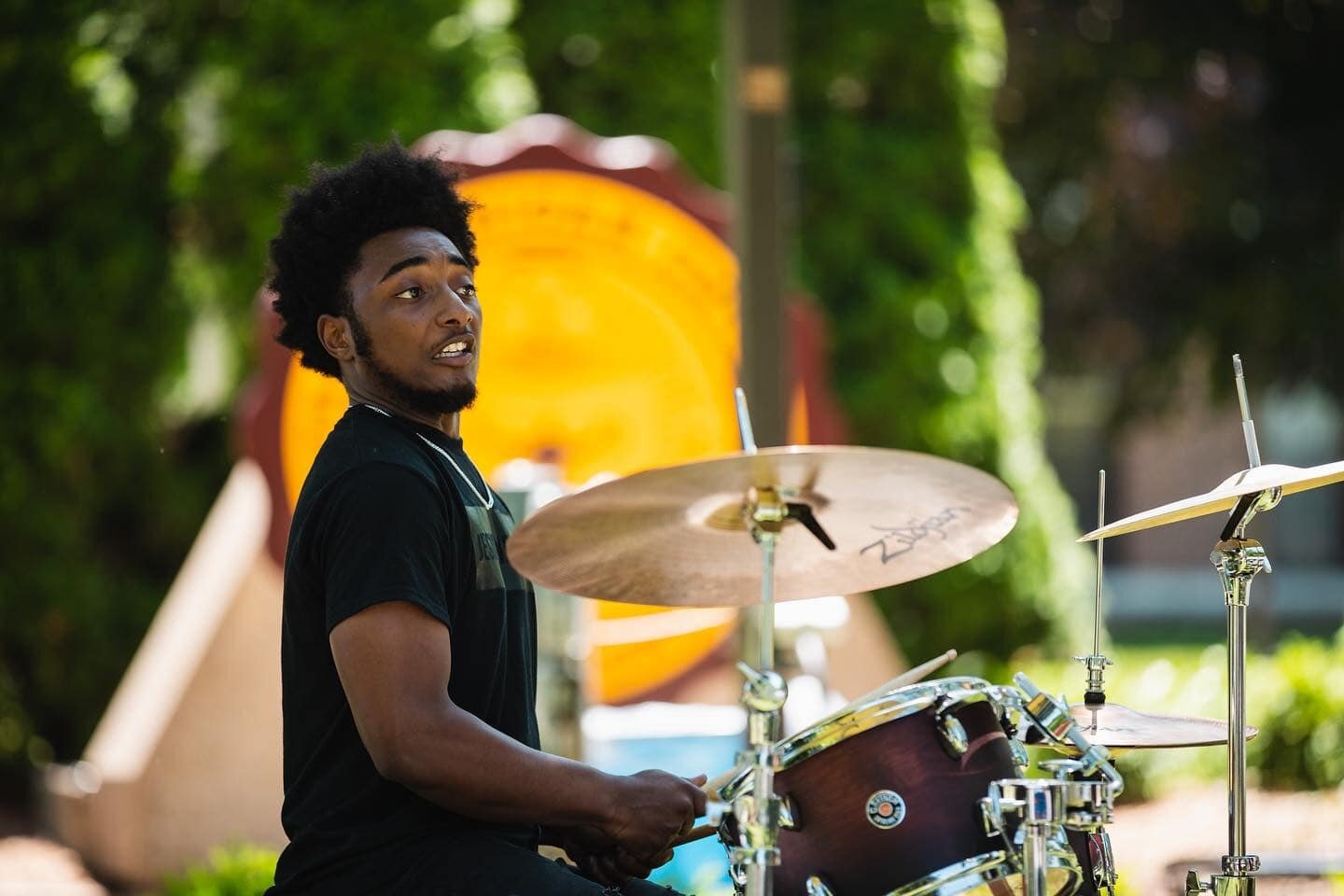 Music was an important part of the Juneteenth on Warriner event.