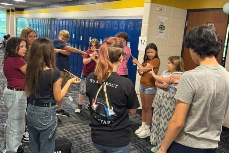 Sixth grade orientation took place Aug. 18, 2025 at Mt. Pleasant Middle School, marking the kick-off of this year’s WEB program.