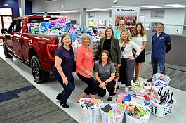 Kay's Way collected large quantities of personal care items during their 2021 supply drive.