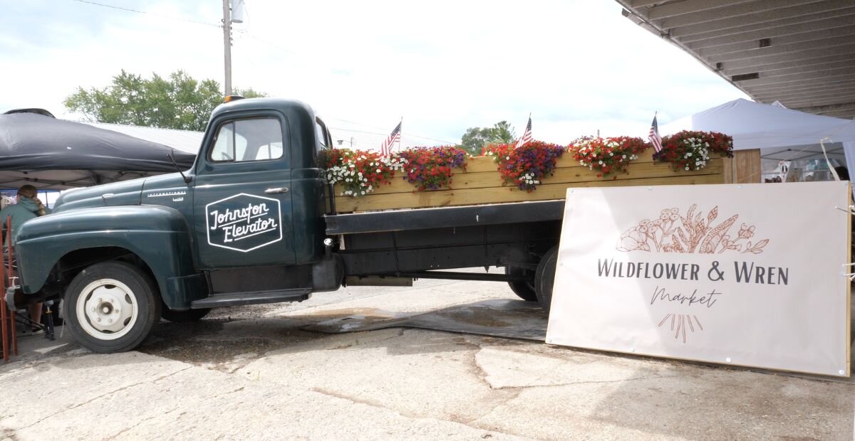 This summer’s “Small Town USA Market” takes place Sunday, August 10 from 11 a.m. to 3 p.m. at the Johnston Elevator.