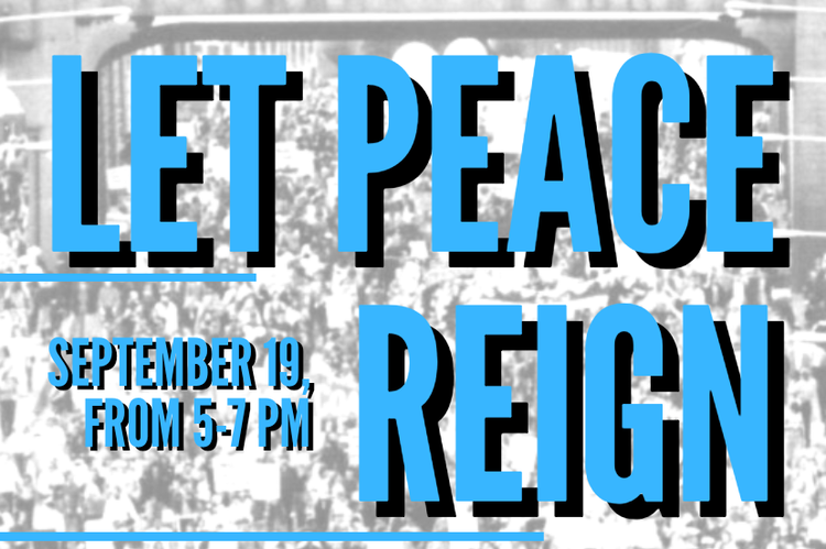 Let Peace Reign, organized by the Isabella County Human Rights Committee, will be held virtually on Sept. 19 from 5-7 p.m.