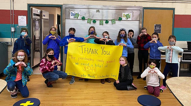 The Service Learning group at Mary McGuire Elementary School in Mt. Pleasant